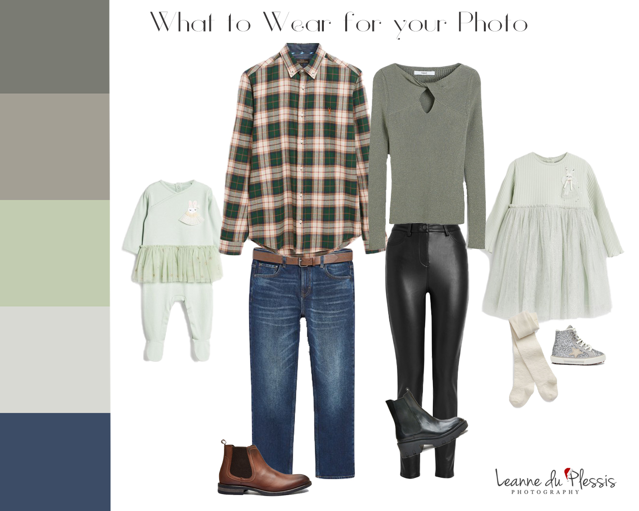 Leanne du Plessis Photography - What to Wear - greens